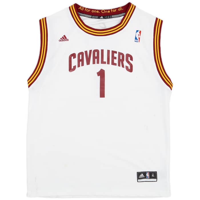 2010-13 Cleveland Cavaliers Gibson #1 adidas Home Jersey - 5/10 - (XL.Boys)