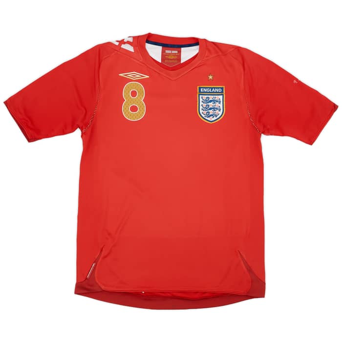 2006-08 England Away Shirt Lampard #8 - 4/10 - (S)