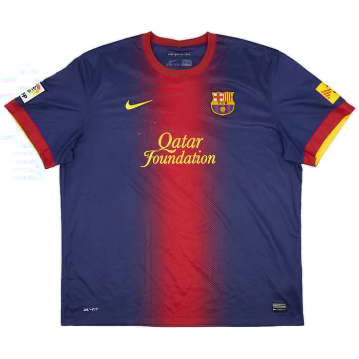 2012-13 Barcelona Home Shirt Messi #10 - 7/10 - (XXL)