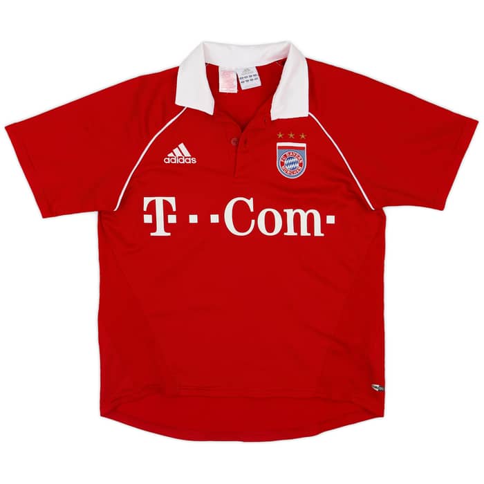 2005-06 Bayern Munich Home Shirt - 9/10 - (L.Boys)
