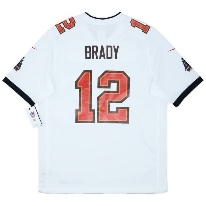 2020-22 Tampa Bay Buccaneers Brady #12 Nike Game Away Jersey (L)