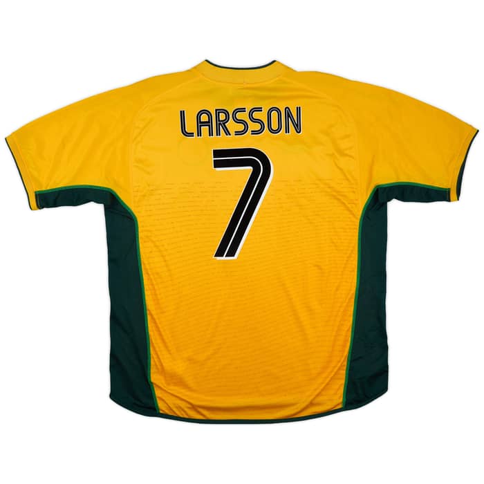 2002-03 Celtic Away Shirt Larsson #7 (XXL)