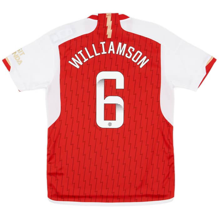 2023-24 Arsenal Women's Home Shirt Williamson #6 (Unisex Fit)