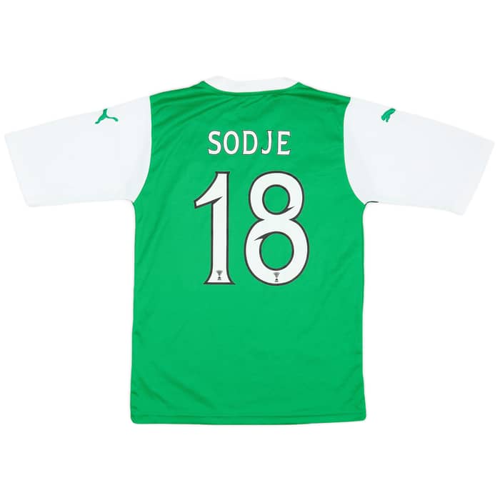 2010-11 Hibernian Home Shirt Sodje #18 - 7/10 - (S)