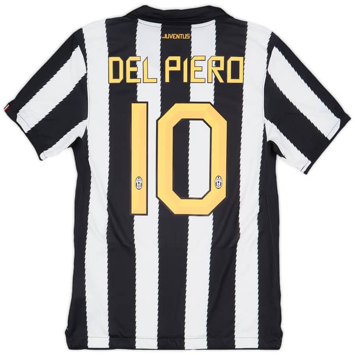 2010-11 Juventus Home Shirt Del Piero #10 - 8/10 - (S)