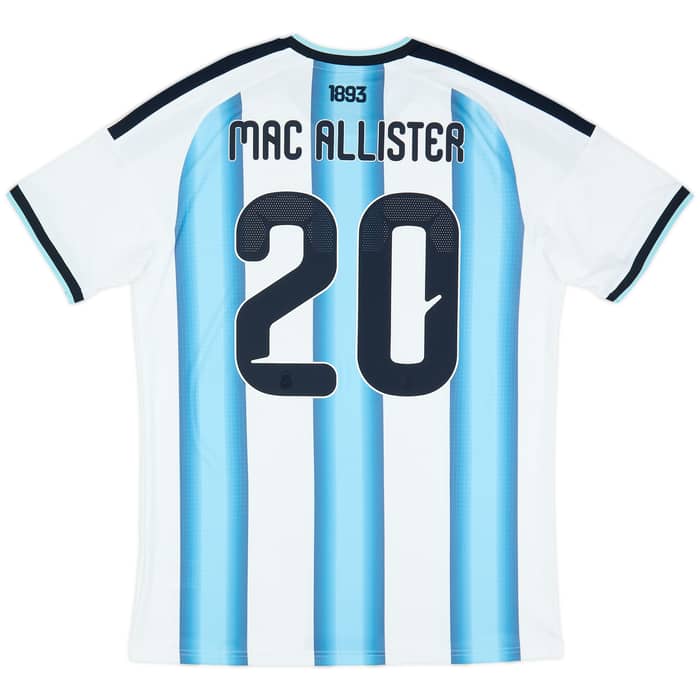 2026-27 Argentina Authentic Home Shirt Mac Allister #20