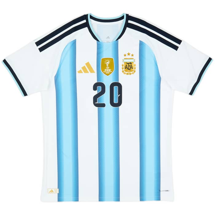 2026-27 Argentina Authentic Home Shirt Mac Allister #20
