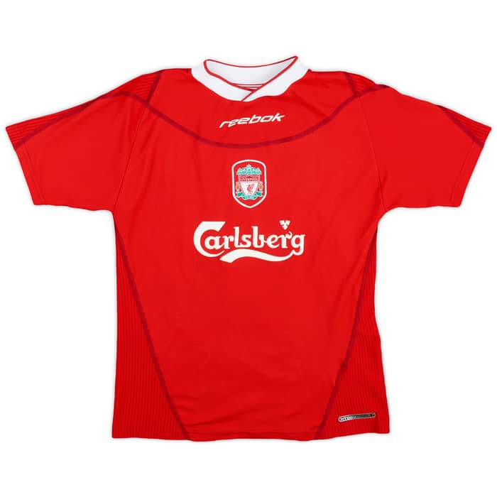 2002-04 Liverpool Home Shirt Owen #10 - 8/10 - (M.Boys)