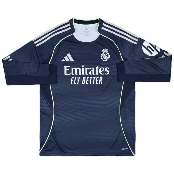 2025-26 Real Madrid Away L/S Shirt Bellingham #5