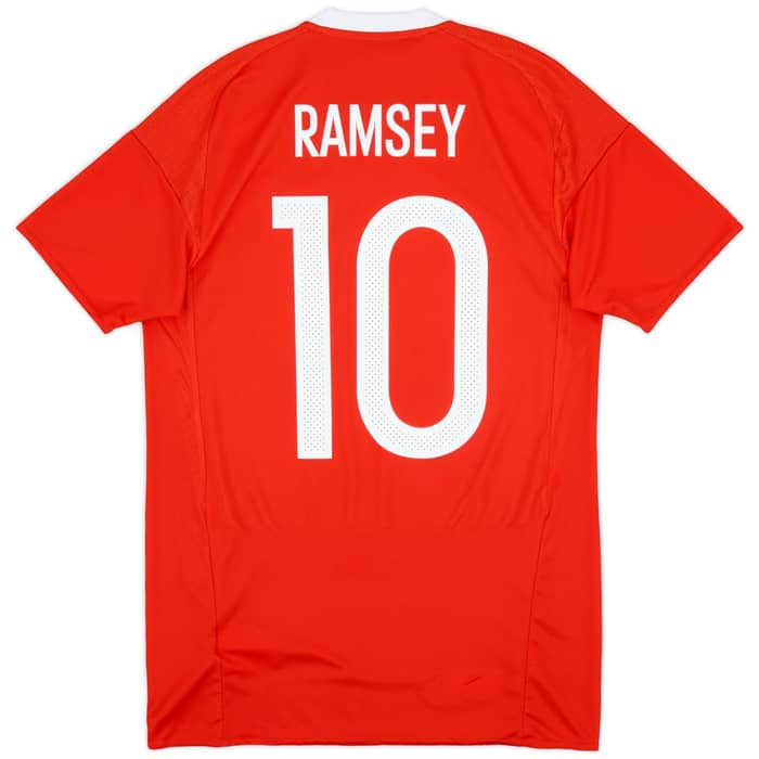 2016-17 Wales Home Shirt Ramsey #10 - 9/10 - (S)