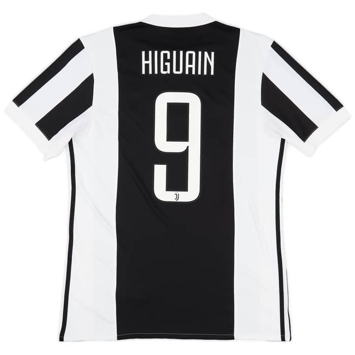 2017-18 Juventus Home Shirt Higuain #9 - 10/10 - (M)
