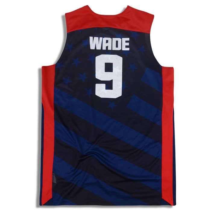 2012 USA Wade #9 Nike Jersey (Away) XL