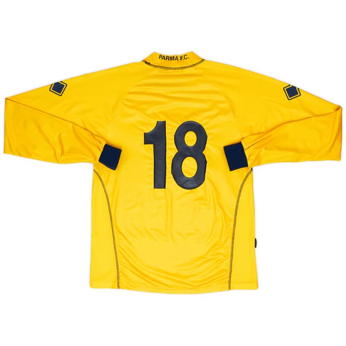 2005-06 Parma Away L/S Shirt #18 - 6/10 - (M)