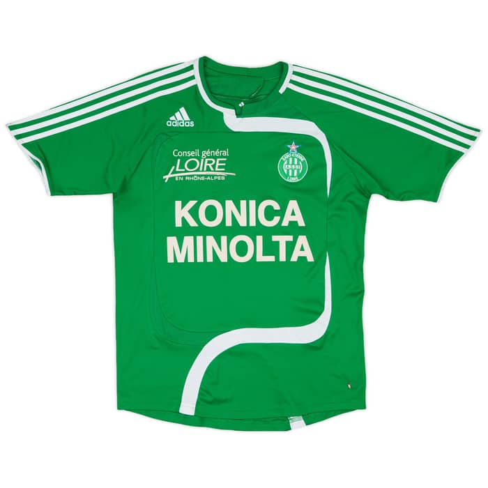 2007-08 Saint Etienne Home Shirt Gomis #18 - 8/10 - (M)