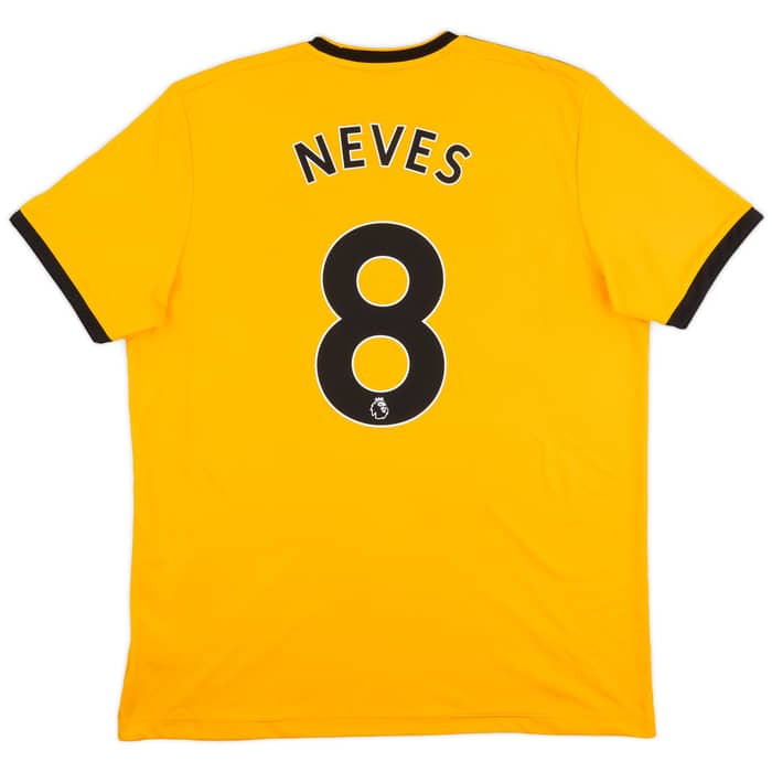 2018-19 Wolves Home Shirt Neves #8 - 8/10 - (XL)