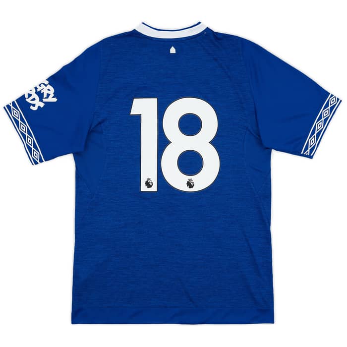 2018-19 Everton Home Shirt #18 - 9/10 - (M)