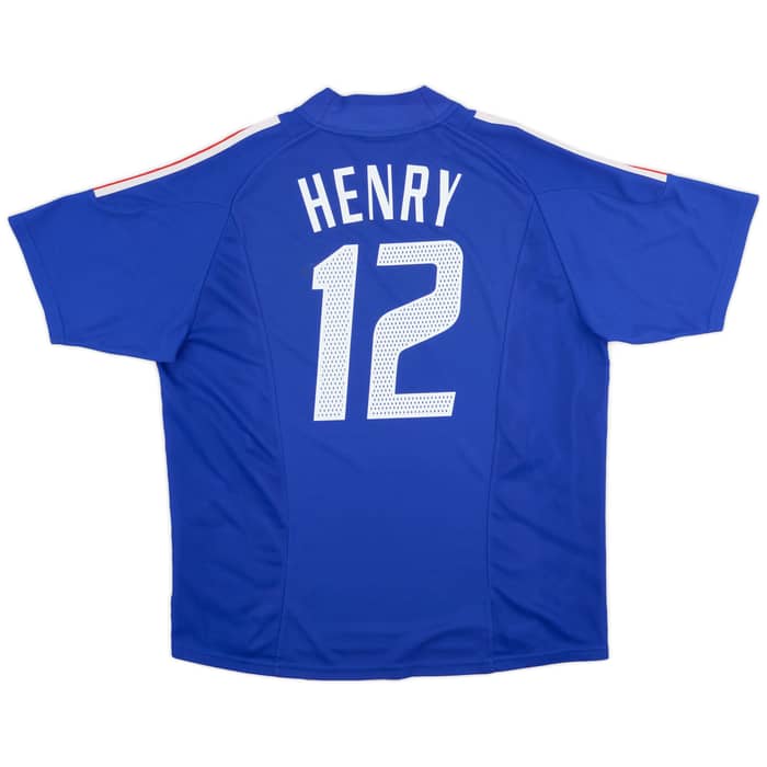 2002-04 France Home Shirt Henry #12 - 5/10 - (XL)