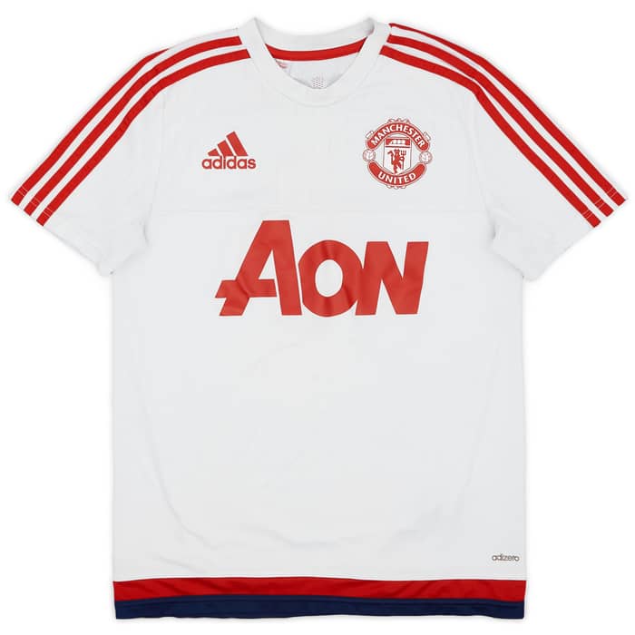 2015-16 Manchester United adizero Training Shirt - 7/10 - (L.Boys)