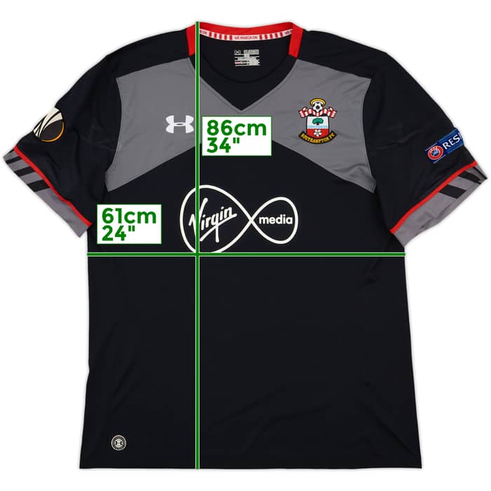 2016-17 Southampton Away Shirt Ward-Prowse #16 - 7/10 - (3XL)