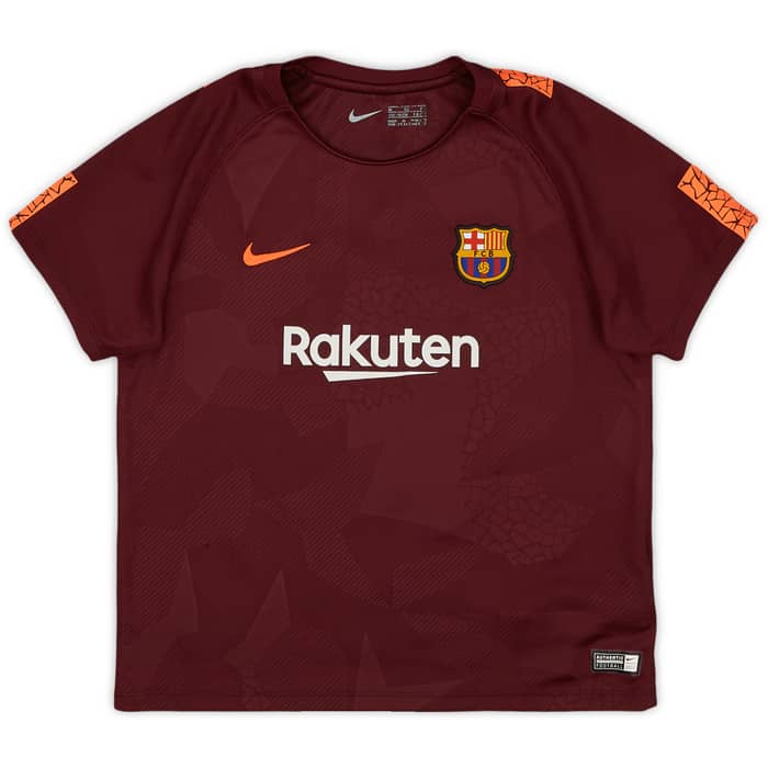 2017-18 Barcelona Third Shirt - 9/10 - (7-8 Years)