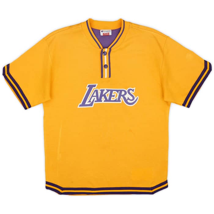 1997-98 LA Lakers Champion Shooting Shirt - 6/10 - (M.Boys)