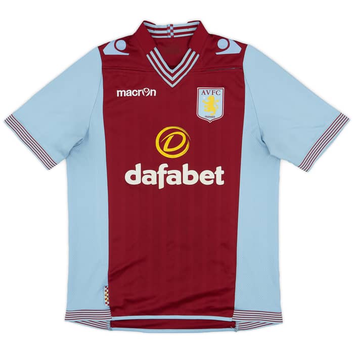 2013-14 Aston Villa Home Shirt Grealish #40 - 6/10 - (L)