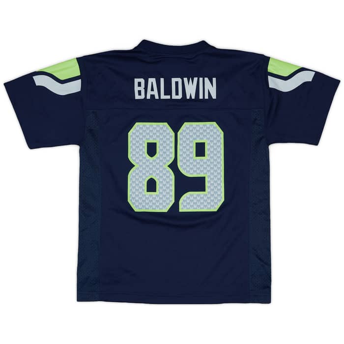 2012-18 Seattle Seahawks Baldwin #89 NFL Replica Home Jersey - 9/10 - (M.Boys)