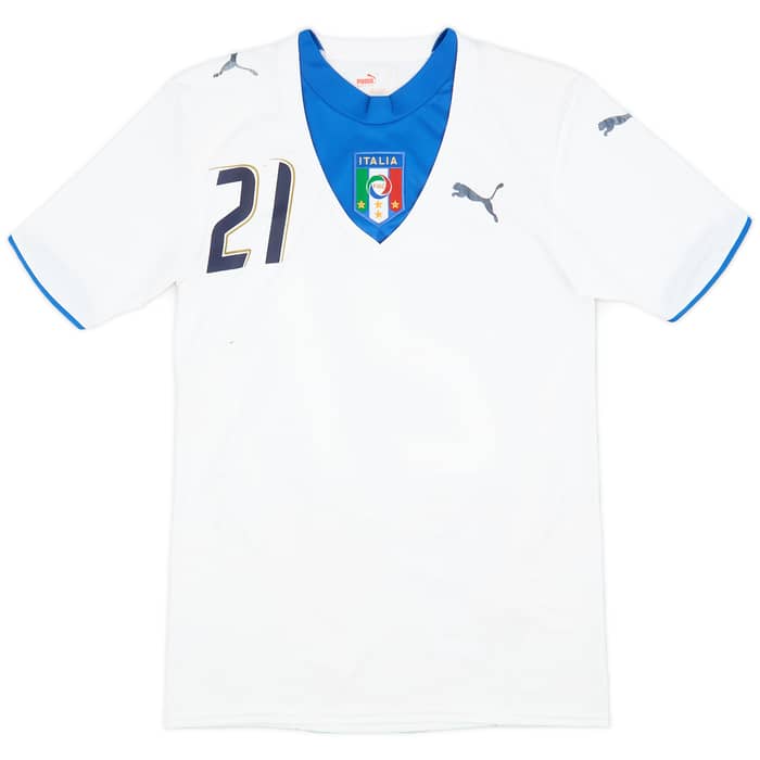 2006 Italy Away Shirt Pirlo #21 - 7/10 - (XS)