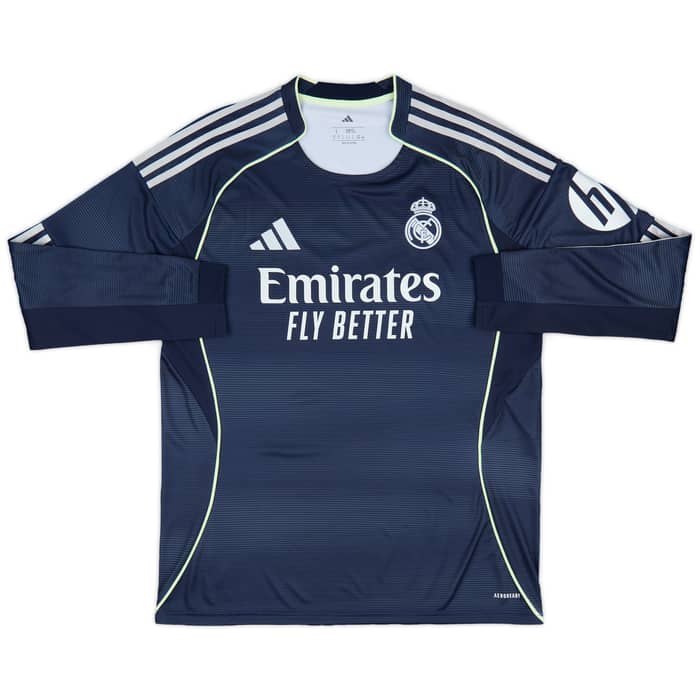2025-26 Real Madrid Away L/S Shirt Vini Jr. #7