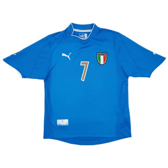 2003-04 Italy Home Shirt Del Piero #7 - 6/10 - (M)