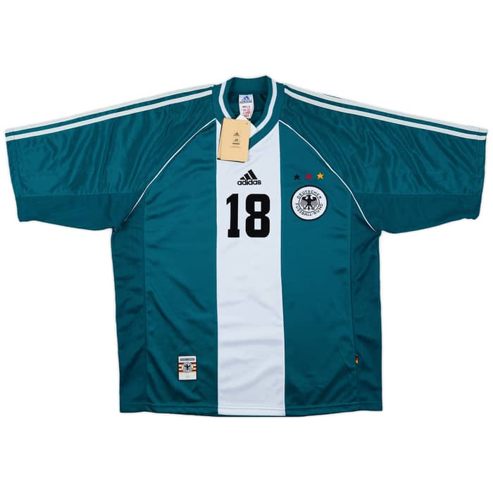 1998-00 Germany Away Shirt Klinsmann #18 (L)