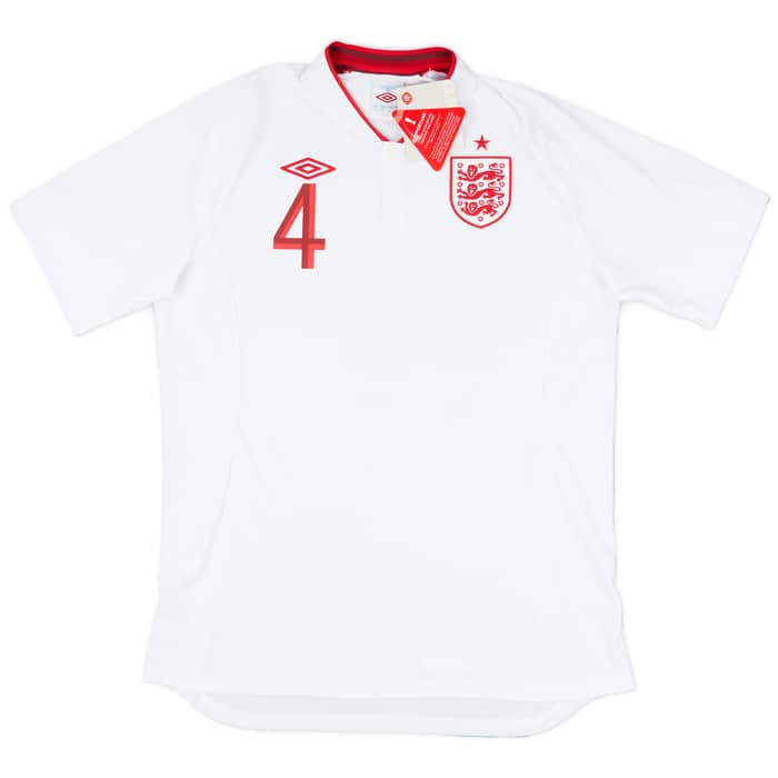 2012-13 England Home Shirt Gerrard #4 (L)