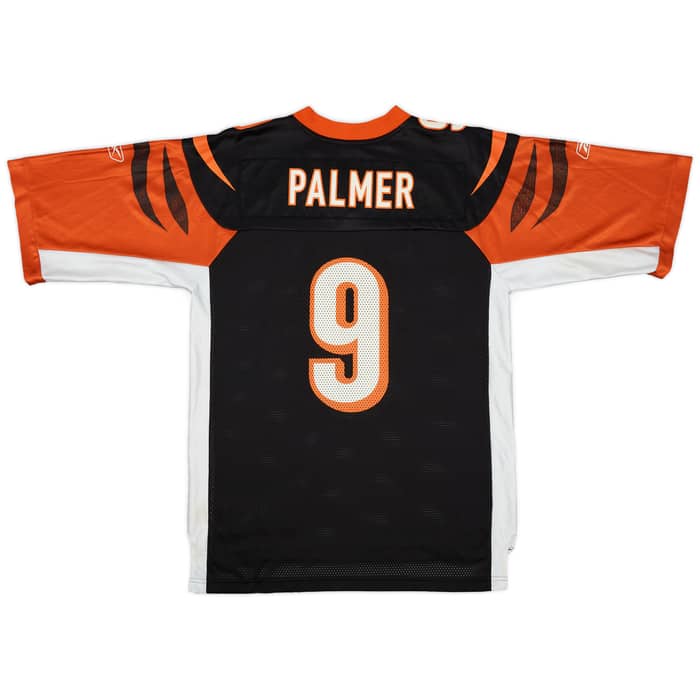 2005-06 Cincinnati Bengals Palmer #9 Reebok On Field Home Jersey - 8/10 - (M)
