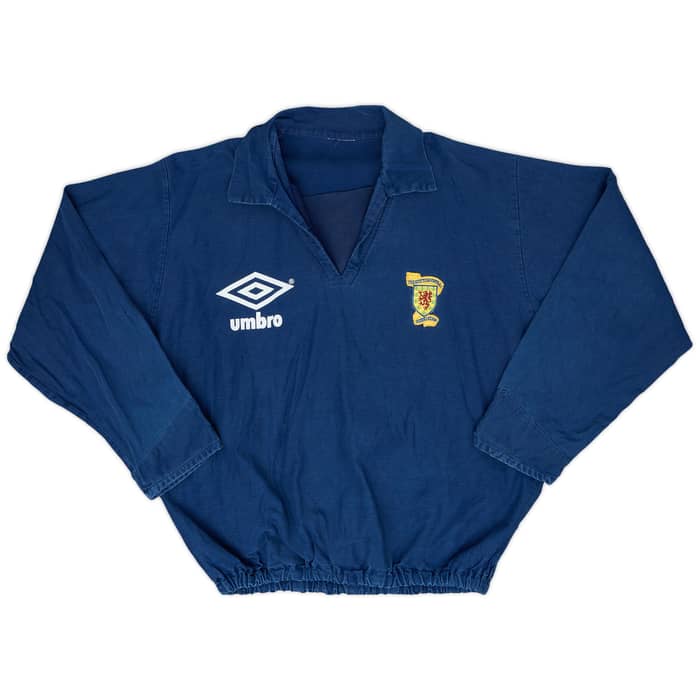 1990-92 Scotland Umbro Drill Top - 9/10 - (XL)