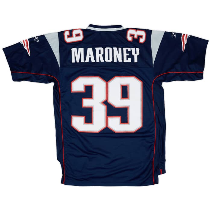 2007 New England Patriots Maroney #39 Reebok Premier Home Jersey - 5/10 - (L)