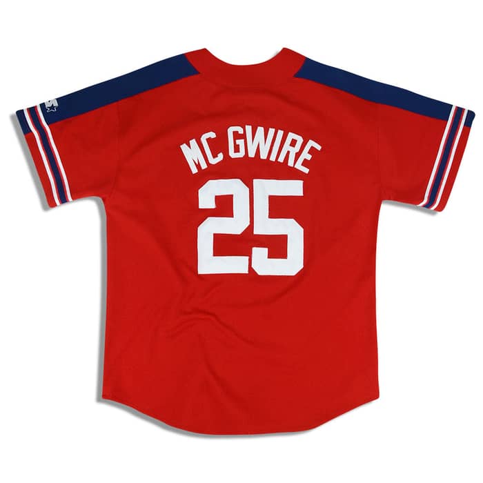 1990s St. Louis Cardinals McGwire #25 Starter Jersey L