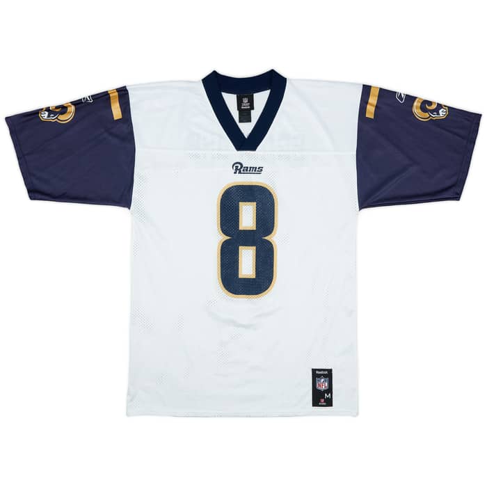 2010-11 St Louis Rams Bradford #8 Reebok Replica Away Jersey - 8/10 - (M)