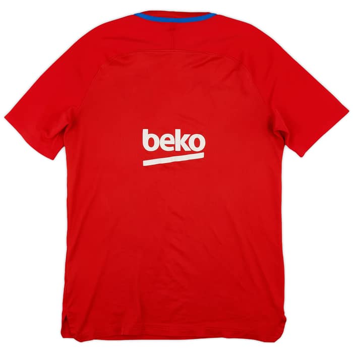 2017-18 Barcelona Nike Training Shirt - 6/10 - (L)
