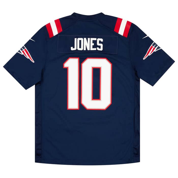 2021-22 New England Patriots Jones #10 Nike Game Jersey (Home) M - W/Tags