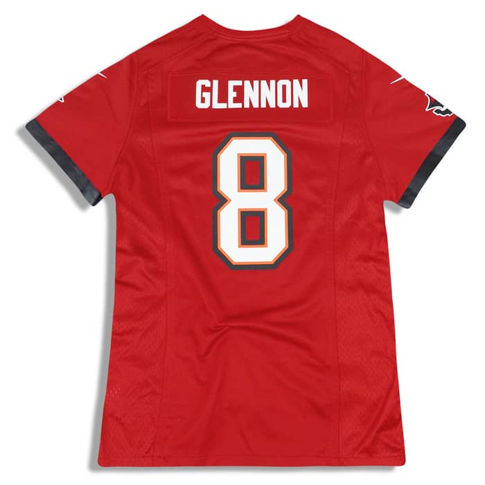 2013 Tampa Bay Buccaneers Glennon #8 Nike Game Jersey (Home) Womens (L)