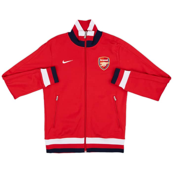 2013-14 Arsenal Nike N98 Track Jacket - 8/10 - (S)