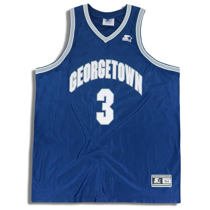 1994-96 Georgetown Hoyas Iverson #3 Starter Jersey (Away) XXL
