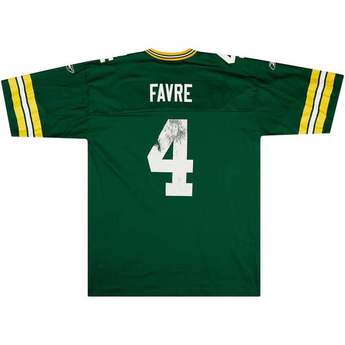 2001 Green Bay Packers Favre #4 Reebok Jersey (Home) XL