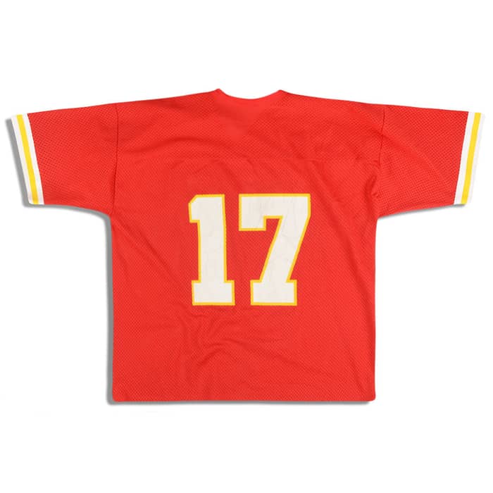 1992 Kansas City Chiefs Krieg #17 Logo 7 Jersey (Home) XL