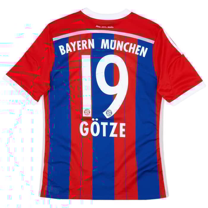 2014-15 Bayern Munich Home Shirt Gotze #19 - 6/10 - (XL.Boys)