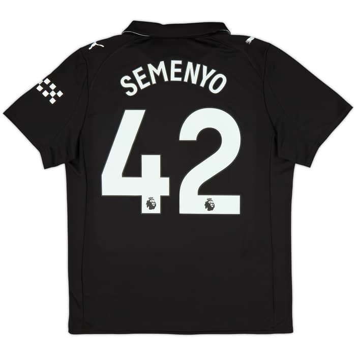 2025-26 Manchester City Away Shirt Semenyo #42
