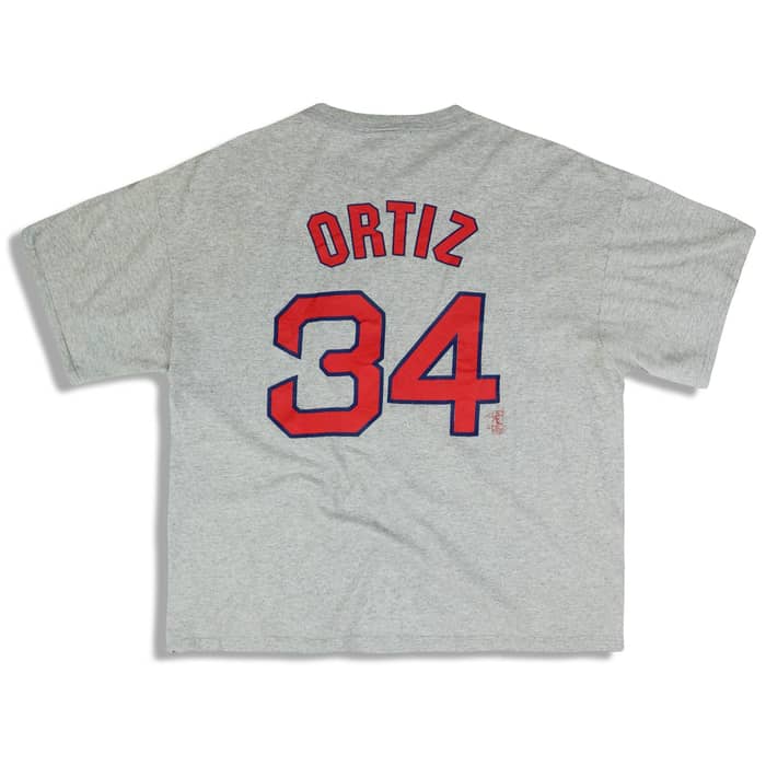 2000s Boston Red Sox Ortiz #34 Majestic Tee XL