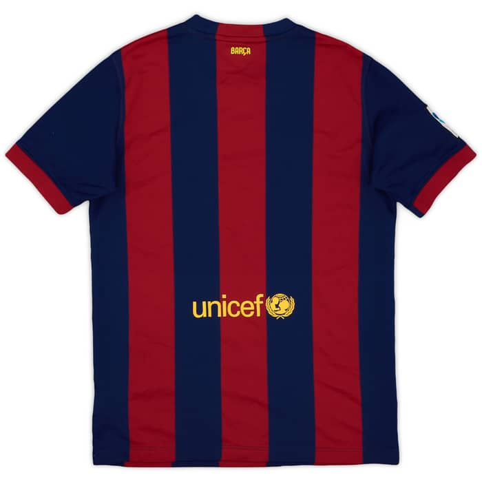 2014-15 Barcelona Home Shirt - 7/10 - (XL.Boys)