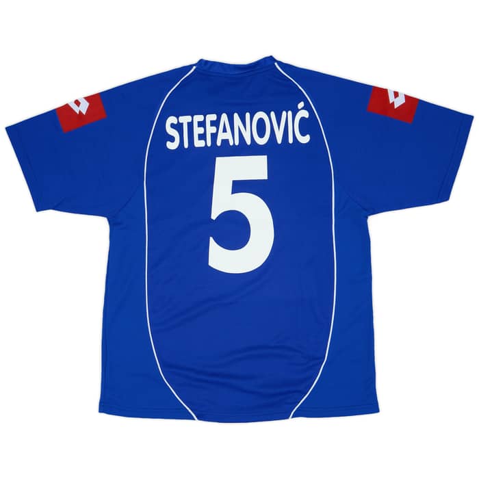 2003-05 Serbia and Montenegro Home Shirt & Shorts Stefanovic #5 (L)
