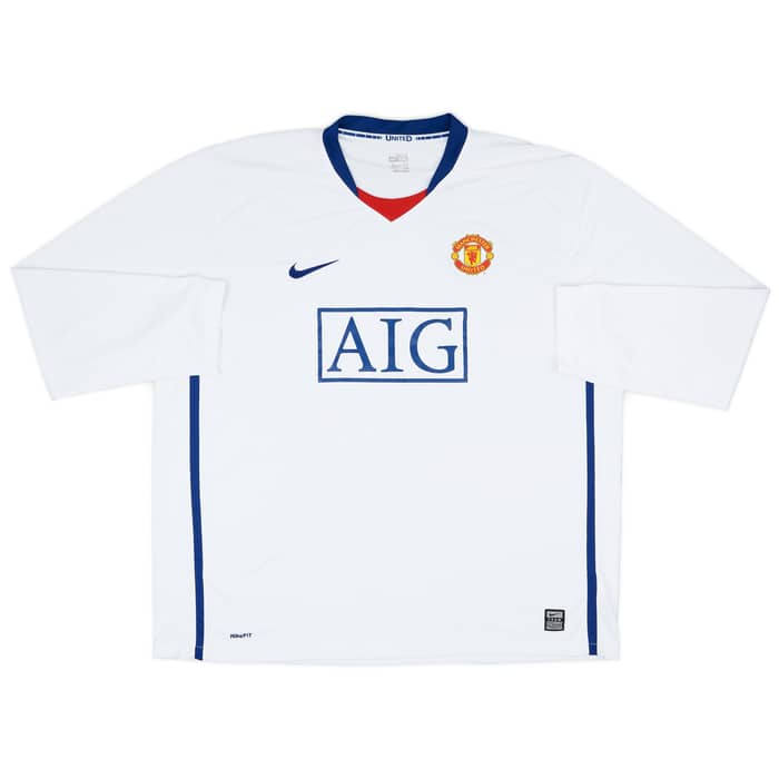2008-10 Manchester United Away L/S Shirt Ronaldo #7 - 6/10 - (XXL)
